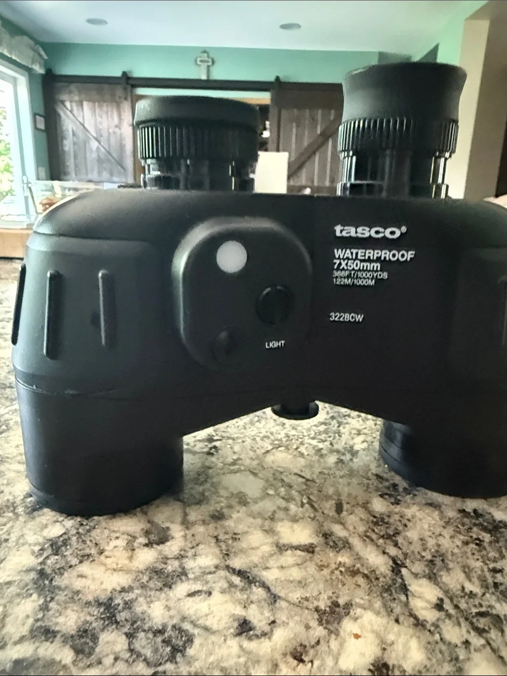 Tasco 7x50 Waterproof Binoculars - Black